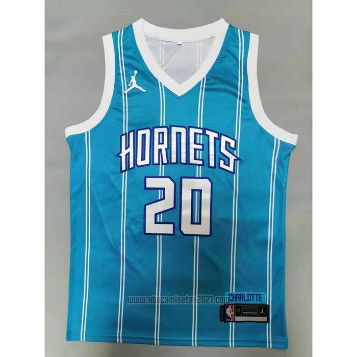 Camiseta Charlotte Hornets Gordon Hayward #20 Icon 2020-21 Verde